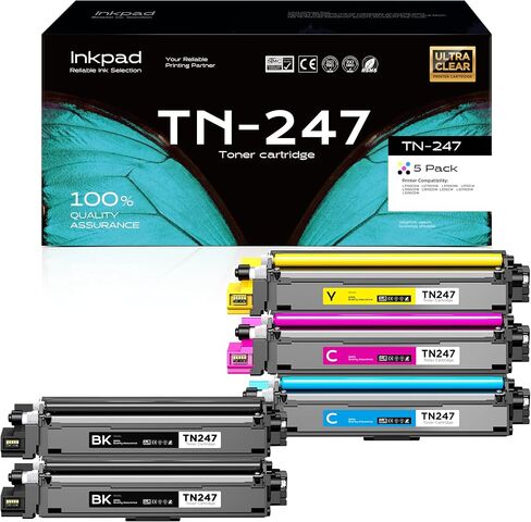 (High Yield) 069 Toner Cartridge Set MF753Cdw MF751Cdw - 4 Pack 069H Toner Compatible with Canon Color imageCLASS MF753cdw MF751Cdw MF752Cdw LBP674Cdw LBP673Cdw Printers in Saudi Arabia