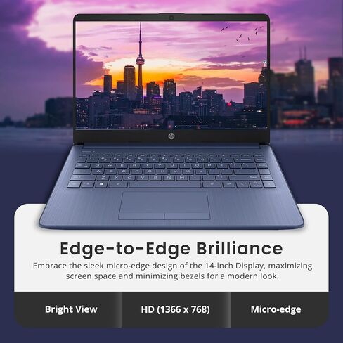 HP Stream 14-Inch Laptop, Intel Celeron N4000, 4 GB RAM, 64 GB eMMC, Windows 10 Home in S Mode (14-cb159nr, Jet Black) in Saudi Arabia