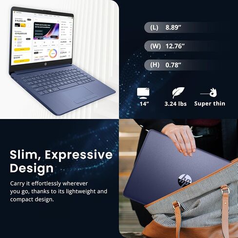 HP Stream 14-Inch Laptop, Intel Celeron N4000, 4 GB RAM, 64 GB eMMC, Windows 10 Home in S Mode (14-cb159nr, Jet Black) in Saudi Arabia