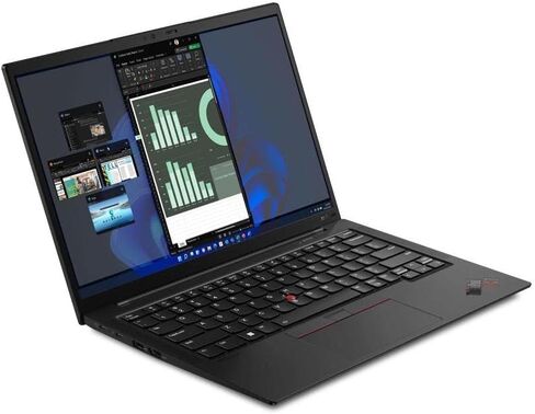 لينوفو لابتوب ثينك باد X1 كربون الجيل 10 بمعالج انتل كور i5-1240P، شاشة 14 انش WUXGA 400 نيت مضادة للتوهج بدون لمس، ذاكرة RAM 16GB، SSD 512GB، كيبورد باضاءة خلفية، قارئ بصمات الاصابع، ويندوز 11 برو in Saudi Arabia