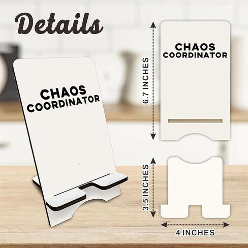 Creative Wooden Phone Stand-Don't Stay Up Late.It's Bad for Your Phone-Removable Smart Phone Holder,Suitable for Phone E-Book & Tablets,Phone Accessories,Home Decorations-A01 in Kuwait