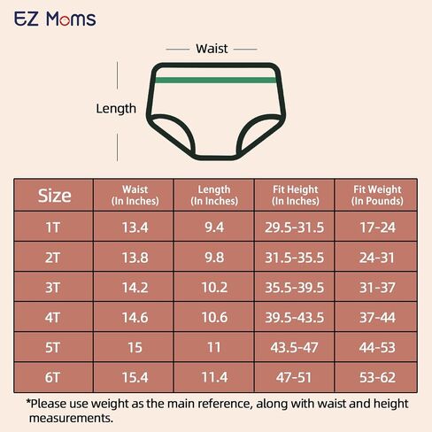 EZ Moms 10 Pack Boys Diaper Covers Plastic Training Pants for Toddlers Reusable Plastic Underwear Covers for Potty Training Breathable Rubber Pants for Babies Soft Waterproof Diaper Cover for Boys 3T in Saudi Arabia