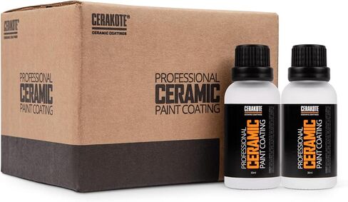 CERAKOTE® Professional Ceramic Paint Coating – High-Gloss Professional-Grade Paint Protection Kit, Ultra-Hydrophobic, UV & Chemical Resistant, Easy Application, 500 Wash Longevity, (2) 30ml Bottles in Saudi Arabia