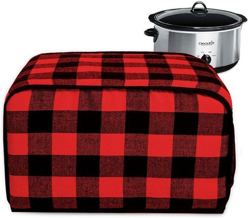BAGSPRITE Slow Cooker Cover For Crock Pot and Hamilton Beach 6-8 qt Slow Cooker, Oval Crokpot Cover Dust Cover, Appliance covers Grey in Saudi Arabia