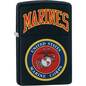 Zippo Lighter- U.S. Army Flag Black Matte Windproof Lighter #Z5024