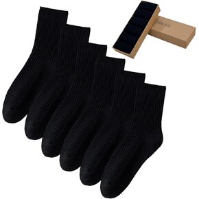 Digoon 6 Pairs of Comfortable Cotton Cute Crew Socks for Women, Long Socks Socks for Girls and Students