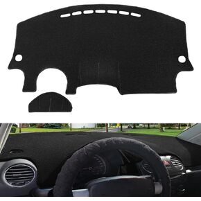 Dashboard Cover Dash Cover Mat Fit for VW Volkswagen Beetle 1998-2010 (Black) Z11