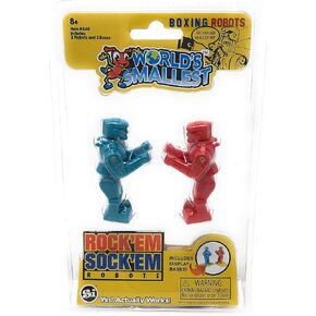 Worlds Smallest Rock 'Em Sock 'Em Robots