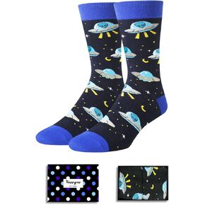 HAPPYPOP Funny Socks for Men Boys Crazy Socks, Bigfoot Gifts Sasquatch Gifts, Bigfoot Socks Sasquatch Socks Big Foot Sasquatch Gifts