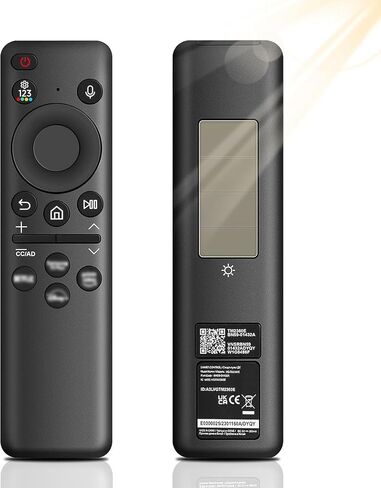 BN59-01432A Solar Voice Remote Replacement for Samsung TV Smart, Universal Remote Control Bluetooth Replacement with USB-C Charging Compatible with Samsung TV 2023 QLED Models - White in Kuwait