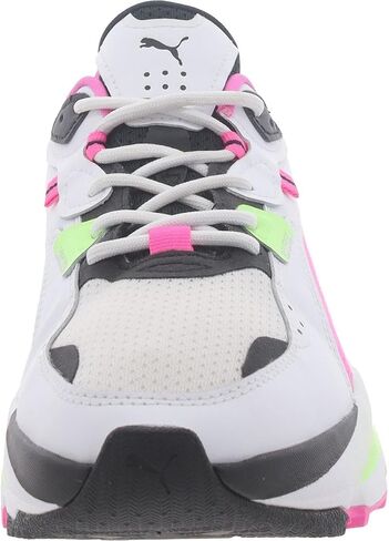 PUMA Girl's Orkid Neon Puma White/Luminous Pink/Fizzy Lime 9.5 B (M) in Saudi Arabia