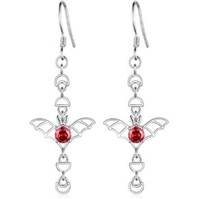 Skull Earrings 925 Sterling Silver Skeleton Hand Stud Earrings for Women Halloween Gothic Skull Jewelry Gifts for Women Girls