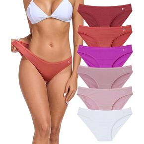 Modal Underwear Women Supersoft Bikini Panties for Women Pack Comfort Ladies Underpants Moisture Wicking Undies