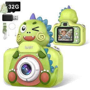 Bistfy Kids Camera 40MP and 1080P HD Digital Selfie Video Camera for Kids Age 3-12 Year Old Boys and Girls, IPS Screen with 32GB SD Card Digital Camera for Kids Toy Birthday Christmas Festival Gifts