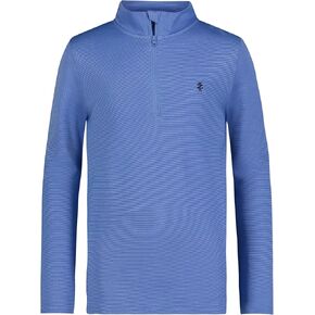 IZOD Boys' Long Sleeve Quarter Zip Pullover, Lightweight Fleece