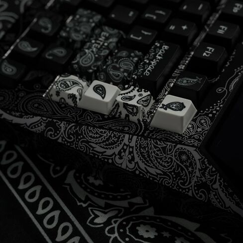 أغطية مفاتيح PBT بنسبة 90% - أغطية مفاتيح رخامية مصبوغة بسمك 1.8 مم، ملف تعريف الكرز، 140 مفتاحًا، مجموعة أغطية مفاتيح مخصصة شفافة لأغطية مفاتيح لوحة المفاتيح الميكانيكية in Kuwait