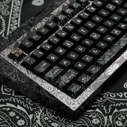 أغطية مفاتيح PBT بنسبة 90% - أغطية مفاتيح رخامية مصبوغة بسمك 1.8 مم، ملف تعريف الكرز، 140 مفتاحًا، مجموعة أغطية مفاتيح مخصصة شفافة لأغطية مفاتيح لوحة المفاتيح الميكانيكية in Kuwait