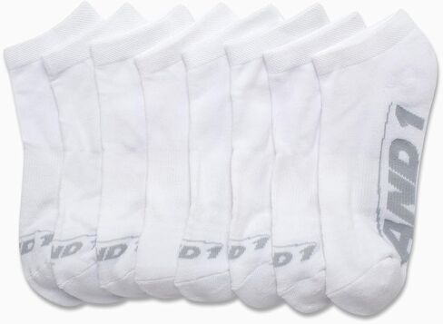 AND1 Boys' Socks - Athletic Cushion Low Cut Socks (8 Pack) in Kuwait