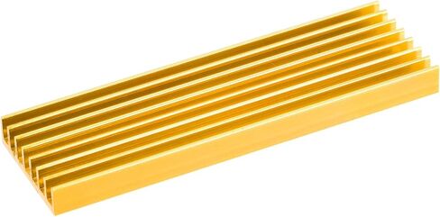 MECCANIXITY 1 Pack M.2 2280 Nvme SSD Heatsink Cooler with Thermal Pad Alloy Aluminum Heat Sink Cooling Sink for PC Laptop, 70x22x3mm, Black in Saudi Arabia