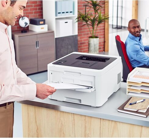 Brother HL-L3230CDW Compact Digital Color Printer Providing Laser Printer Quality Results with Wireless Printing and Duplex Printing, Amazon Dash Replenishment Ready, White in Kuwait