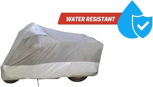 غطاء دراجة نارية Dowco Guardian 26010-00 UltraLite مقاوم للماء للاستخدام الداخلي والخارجي: رمادي، متوسط in Kuwait