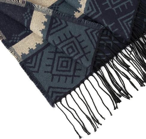 سترة نسائية ذات شال ملفوف وشرابة وغطاء للرأس مفتوحة من الأمام ووشاح ملفوف لخريف وشتاء in Kuwait