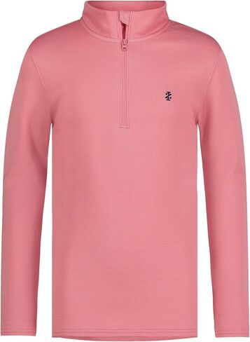 IZOD Boys' Long Sleeve Quarter Zip Pullover, Lightweight Fleece in Saudi Arabia