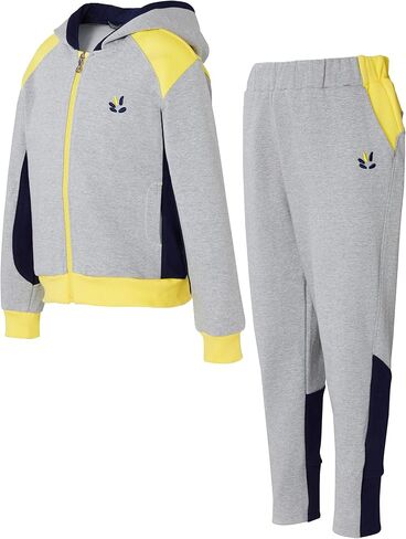 Boys and Toddler 2 Piece Full Zip up Hoodie Sweatshirts, Tracksuit Jacket Jogger Pants Set, Kids clothes (8-9Years) in Saudi Arabia