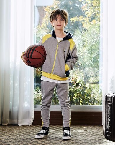 Boys and Toddler 2 Piece Full Zip up Hoodie Sweatshirts, Tracksuit Jacket Jogger Pants Set, Kids clothes (8-9Years) in Saudi Arabia