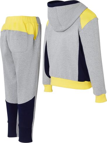 Boys and Toddler 2 Piece Full Zip up Hoodie Sweatshirts, Tracksuit Jacket Jogger Pants Set, Kids clothes (8-9Years) in Saudi Arabia