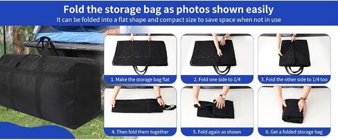 Oversized Duffle Bag Foldable Travel Storage Bag Sports Duffel Bags Luggage Bag Large Storage Bags with Zipper and Handles for Moving Camping Large Items Storage and More (215L Black) in Saudi Arabia