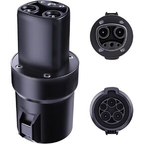 Tesla Charger Adapter，NACS to CCS Adapter for EV Charging at Tesla Supercharger Stations - Fast DC Charging Tesla to CCS Adapter for Ford,Rivian adn GM EVs