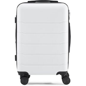24 Inch Carry-On Luggage, Hard Shell Rolling Suitcase with TSA Lock, Expandable Lightweight Luggage with Spinner Wheels, Blue