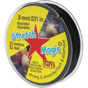 Pepperill Stretch Magic -Black 1mm- 328ft