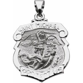 Hollow Pray for Us St. Saint Michael Medal