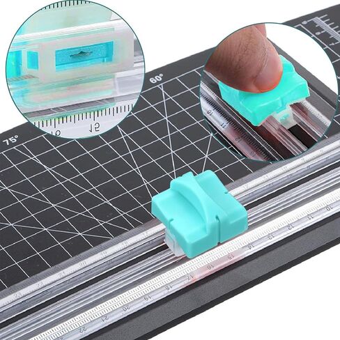 Honoson 6 Pieces Paper Cutter Replacement Blades Paper Trimmer Blades Refill Craft Cutting Replacement Blades for A4 Cutter(Orange) in Saudi Arabia
