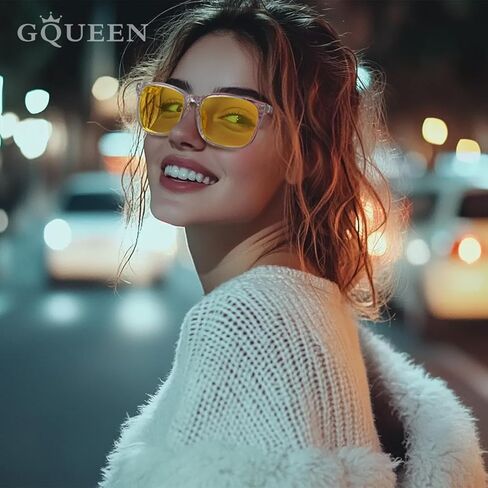 GQUEEN Fashion Glasses Non Prescription Fake Glasses for Women Men Clear Lens Square, 201582 in Kuwait