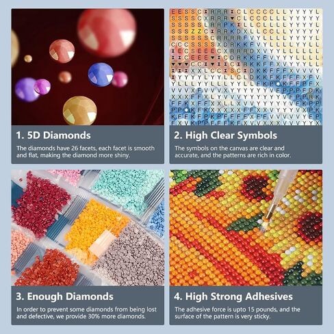 FHBUBPUP Diamond Painting Kits for Adults, Duck Diamond Art Kits, Full Drill Round Gem Art, DIY Paint with Diamond Beads Crafts for Home Wall Decoration Gifts 12x12 inch in Saudi Arabia