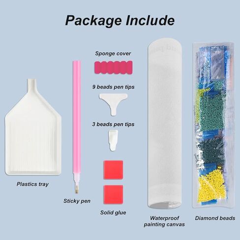FHBUBPUP Diamond Painting Kits for Adults, Duck Diamond Art Kits, Full Drill Round Gem Art, DIY Paint with Diamond Beads Crafts for Home Wall Decoration Gifts 12x12 inch in Saudi Arabia