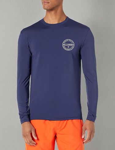 قميص Billabong الرجالي الكلاسيكي ذو الأكمام الطويلة الفضفاضة من Rashguard in Kuwait