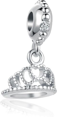 TGLS Princess Queen Crown Charm Compatible With Pandora Bracelets Jewelry Birthday Gifts for Mother Girlfriend Daughter Her Women in Saudi Arabia