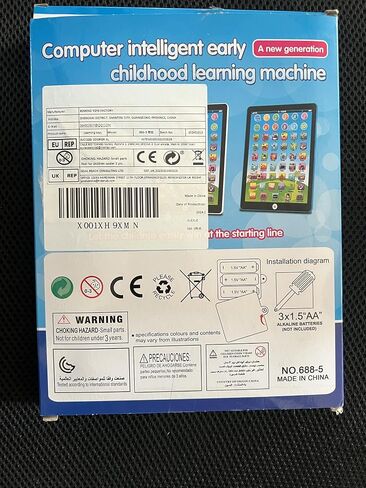 Kids Tablet -Learning Pad,with 6 Games to Learn Music/Words/Learning Letters/Alphabet,Education Tablet for Kids for Boys & Girls 3 Years Up… in Saudi Arabia
