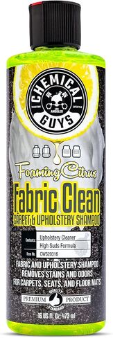 Chemical Guys Foaming Citrus Fabric Clean Carpet & Upholstery Cleaner (Car Carpets, Seats & Floor Mats), Safe for Cars, Home, Office, & More, Extra Large Size 32 fl oz, Citrus Scent - CWS20332 in Kuwait