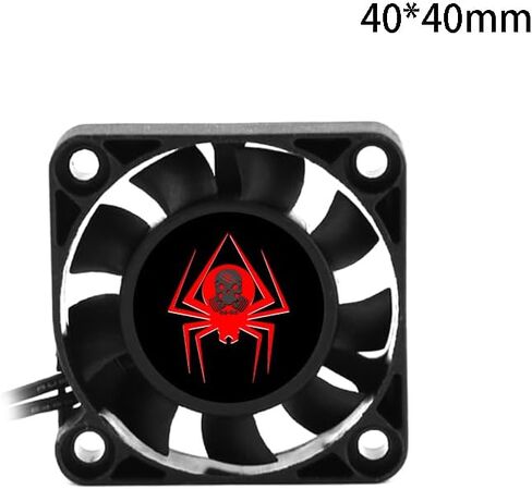 REDSPIDER High Speed RC Motor Fan，50mm 40mm 35mm 30mm 25mm Fan，ESC Cooling Fan 6V-8.5V 28000rpm for 1/8 1/10 1/12 Scale RC Car(25MM) in Saudi Arabia