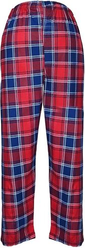 North 15 Boys Plaid Pajama Pants, Soft Flannel Pajama Bottoms Boys, Big Boys Pajamas Pants, Boys Pajama Pants Size 8-18 in Saudi Arabia