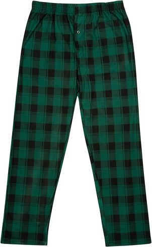 North 15 Boys Plaid Pajama Pants, Soft Flannel Pajama Bottoms Boys, Big Boys Pajamas Pants, Boys Pajama Pants Size 8-18 in Saudi Arabia