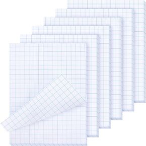 300 Sheets 8.5 x 11 Inches Double Sided Graph Paper Pad 1/2 Inches Blue Quad Ruled Grid Paper for Drawing Writing Graphing Drafting Supplies in Kuwait