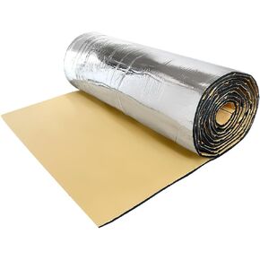 uxcell 394mil 10mm 16.36sqft Car Block Heat Sound Absorption Deadener Insulation Mat 60"x40"