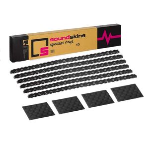 SSK-RINGV3 Foam Speaker Ring Kit - (6) 1" High Rebound, Waterproof Acoustic Foam Strips and (4) Wave Reflection Pads