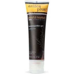 Peaceful Mountain Arnica Plus Homeopathic Gel - Natural Homeopthic Gel for Sore or cramping Muscles - 2oz
